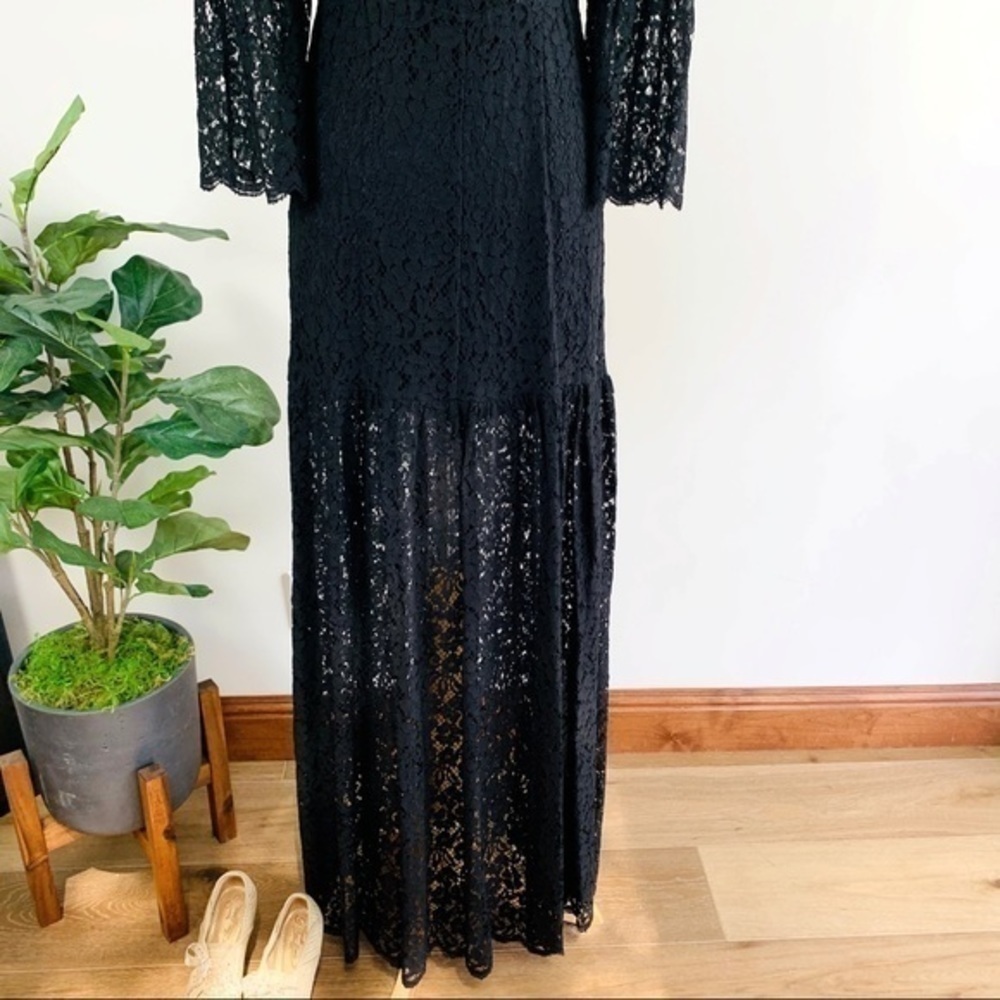 💋Rachel Zoe Adoni black lace maxi dress - Picture 14 of 16